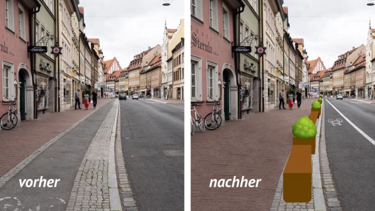 Mehr Platz für Menschen in der Langen Straße