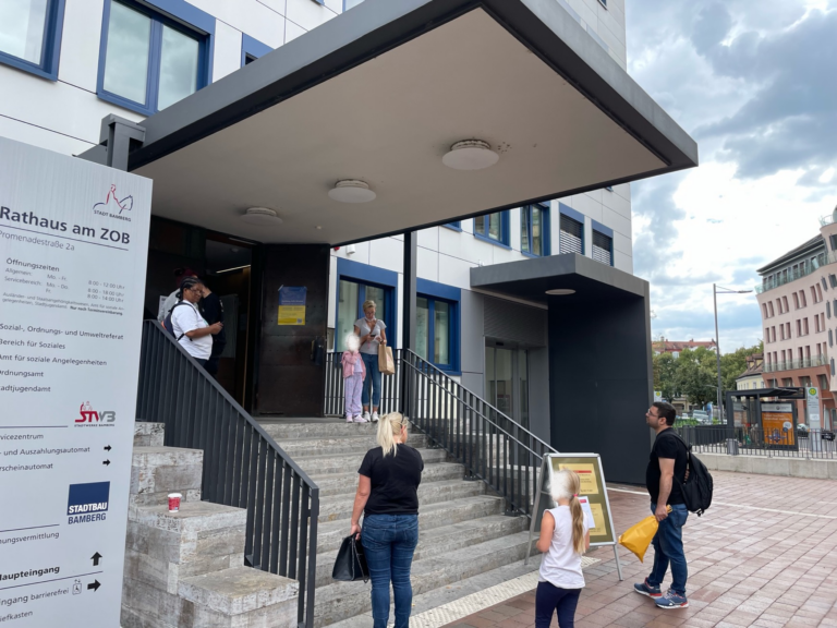 „Heute geschlossene Gesellschaft“ an der Rathaustür?