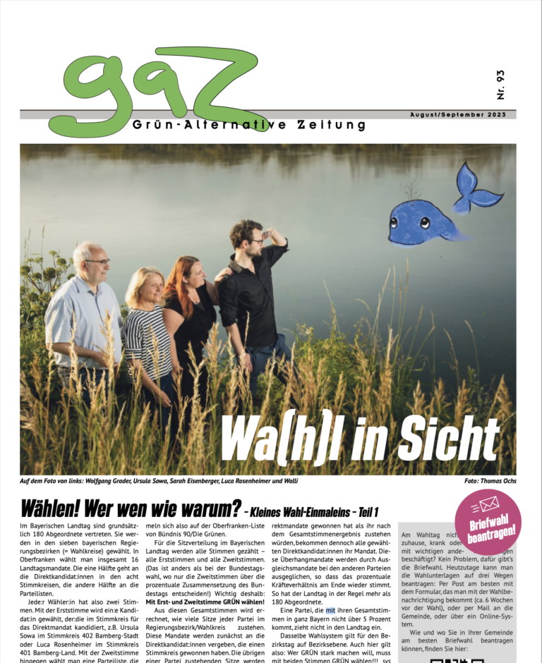 Wa(h)l in Sicht – Die neue gaz ist da!