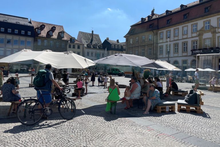 „Wasser, Schatten und Sitzgelegenheiten – bitte dauerhaft!“